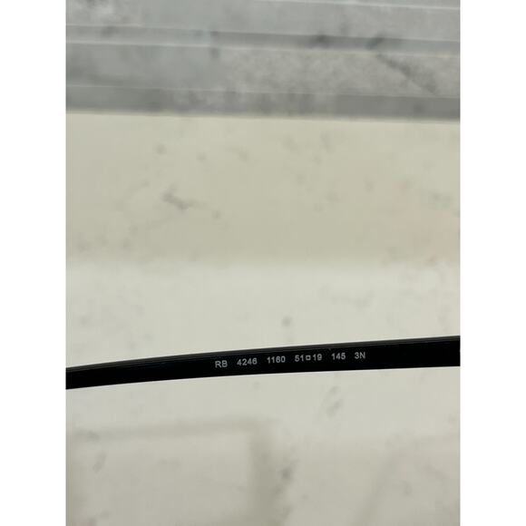 Ray-Ban Unisex Tortoise/Gold Sunglasses RB4246 1160 51▢19 145 "FRAMES ONLY" - Picture 5 of 6